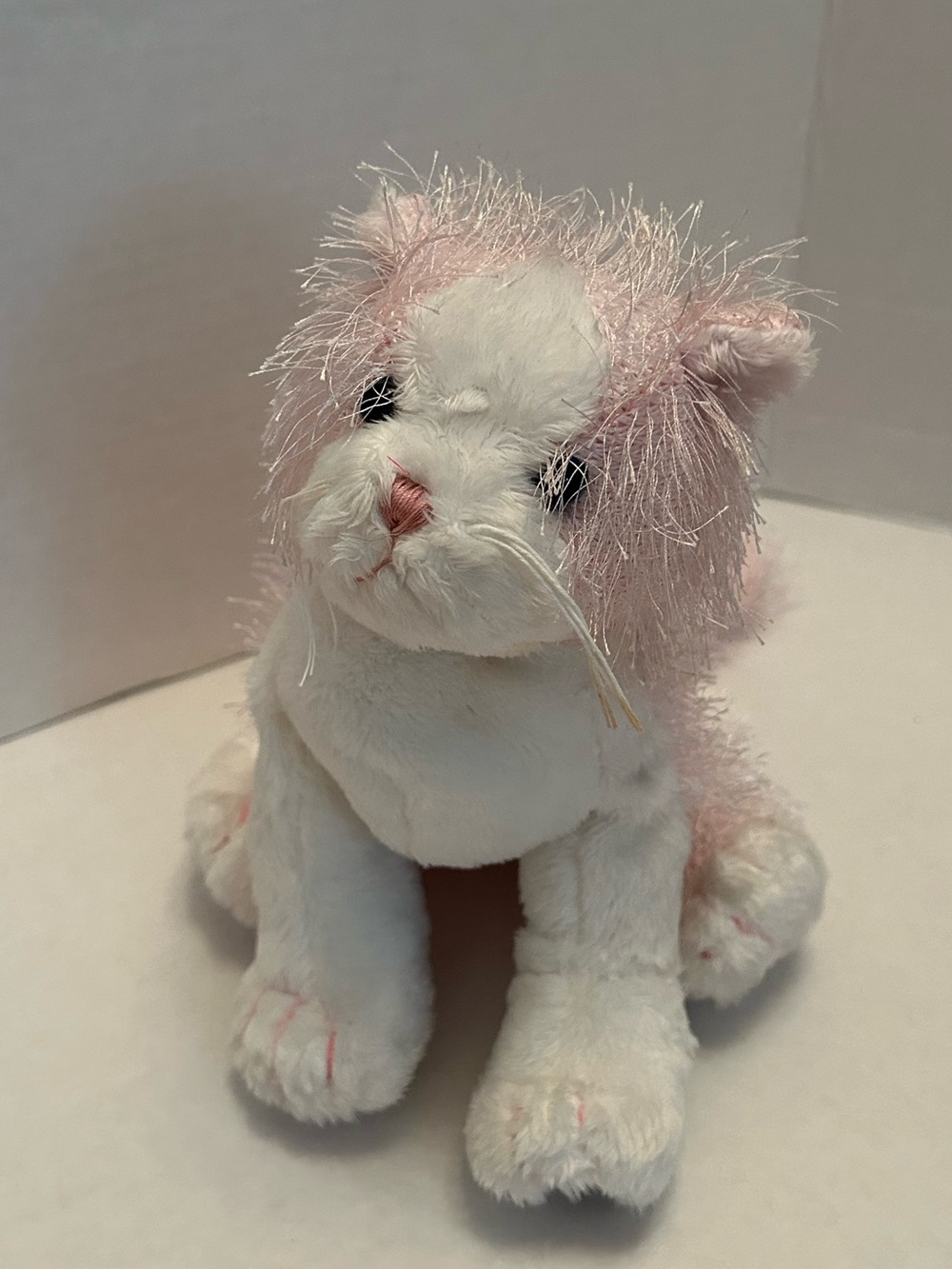 Ganz Webkinz Pink and White Cat